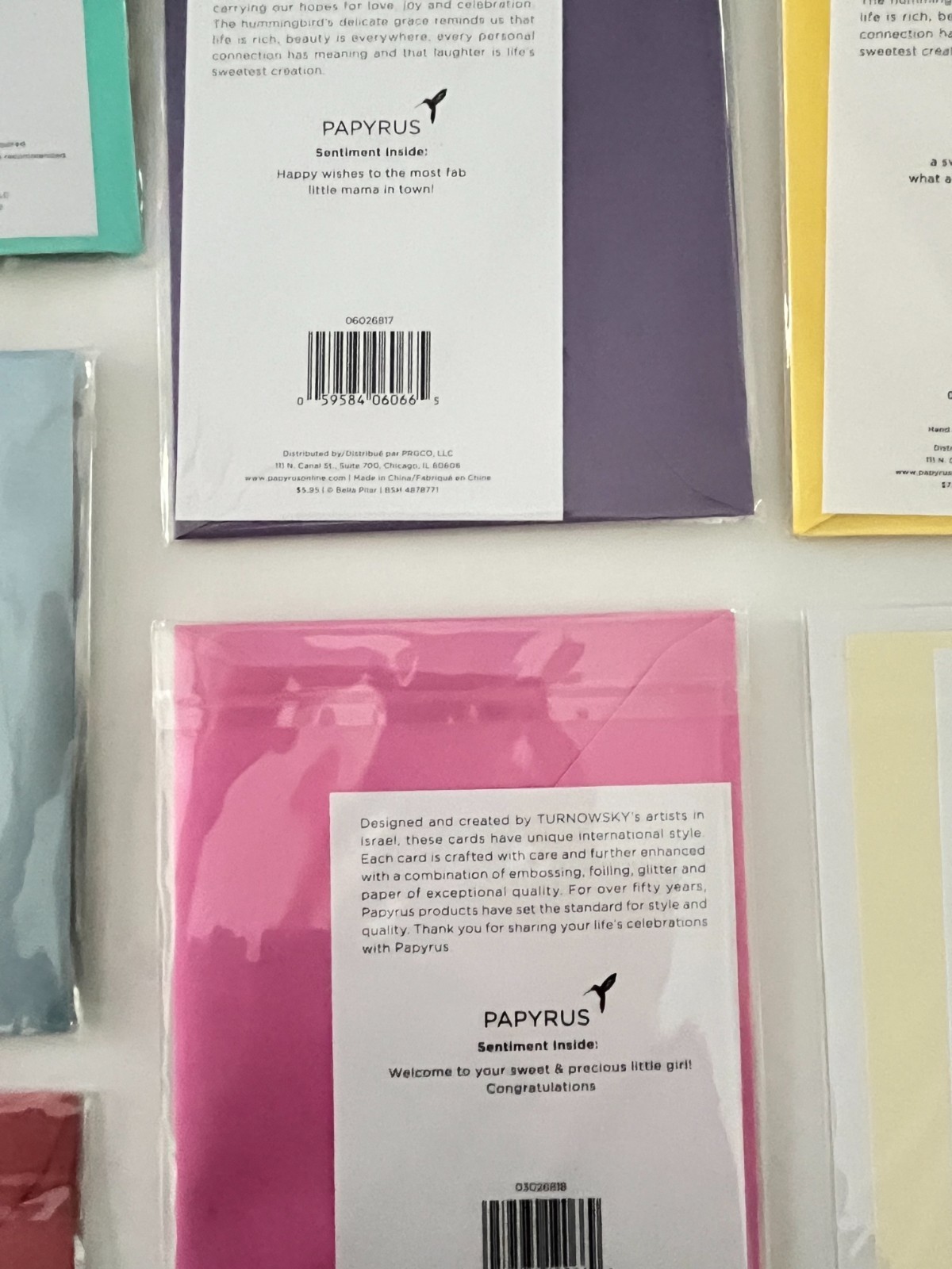 NEW LOT OF 30 PAPYRUS BABY SHOWER NEW BABY WEDDING SHOWER CARDS $223.50 RETAIL