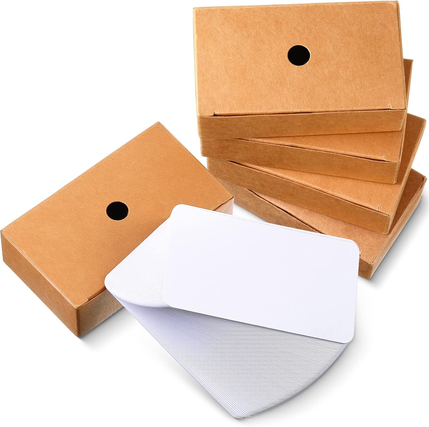 500 Pcs Blank Business Cards Cardstock 2″ X 3.5″ Small Blank Note Cards Mini Mes