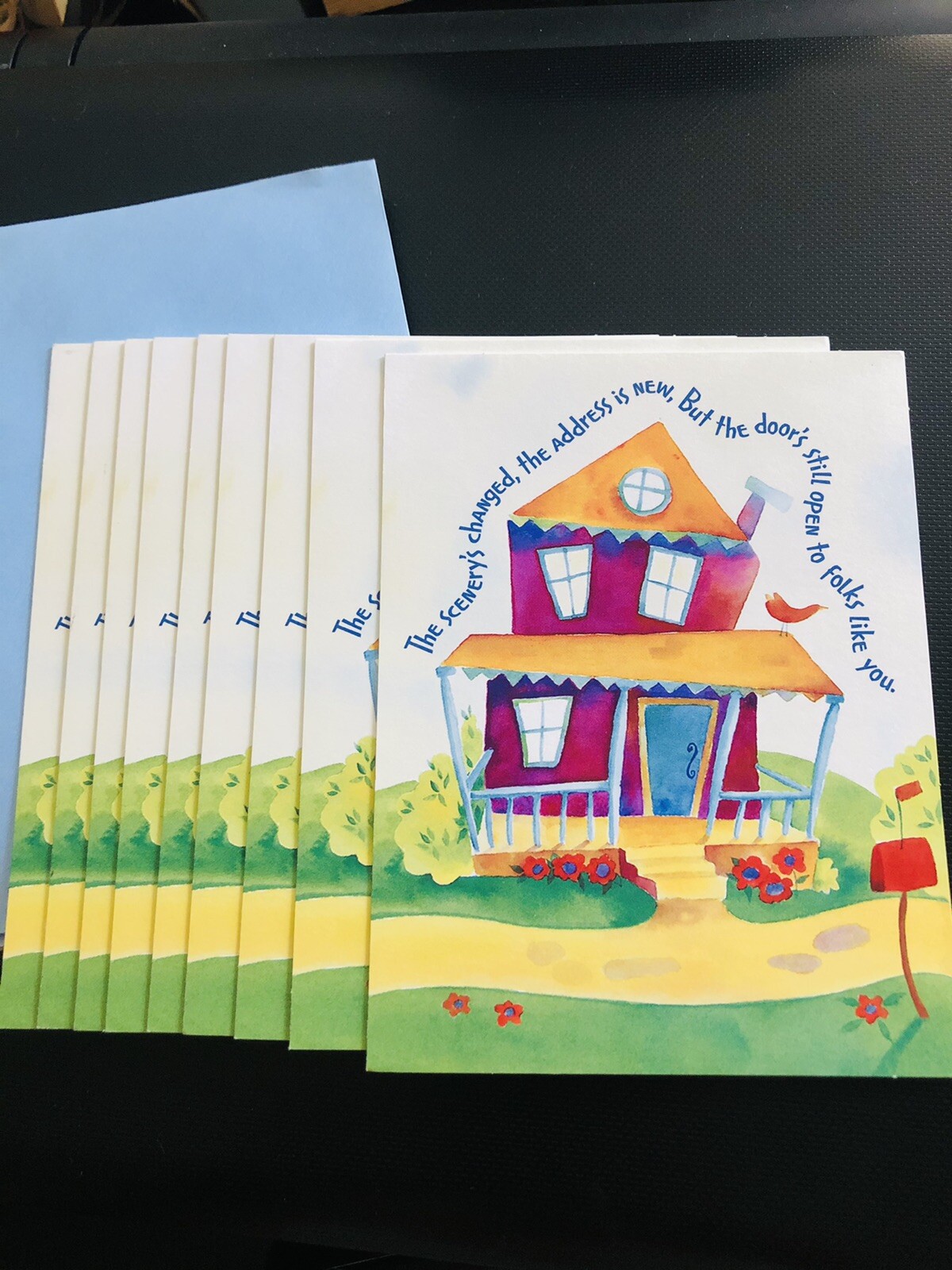Vintage New Home Address We’ve Moved USA Hallmark Heartline Announcement Cards 9