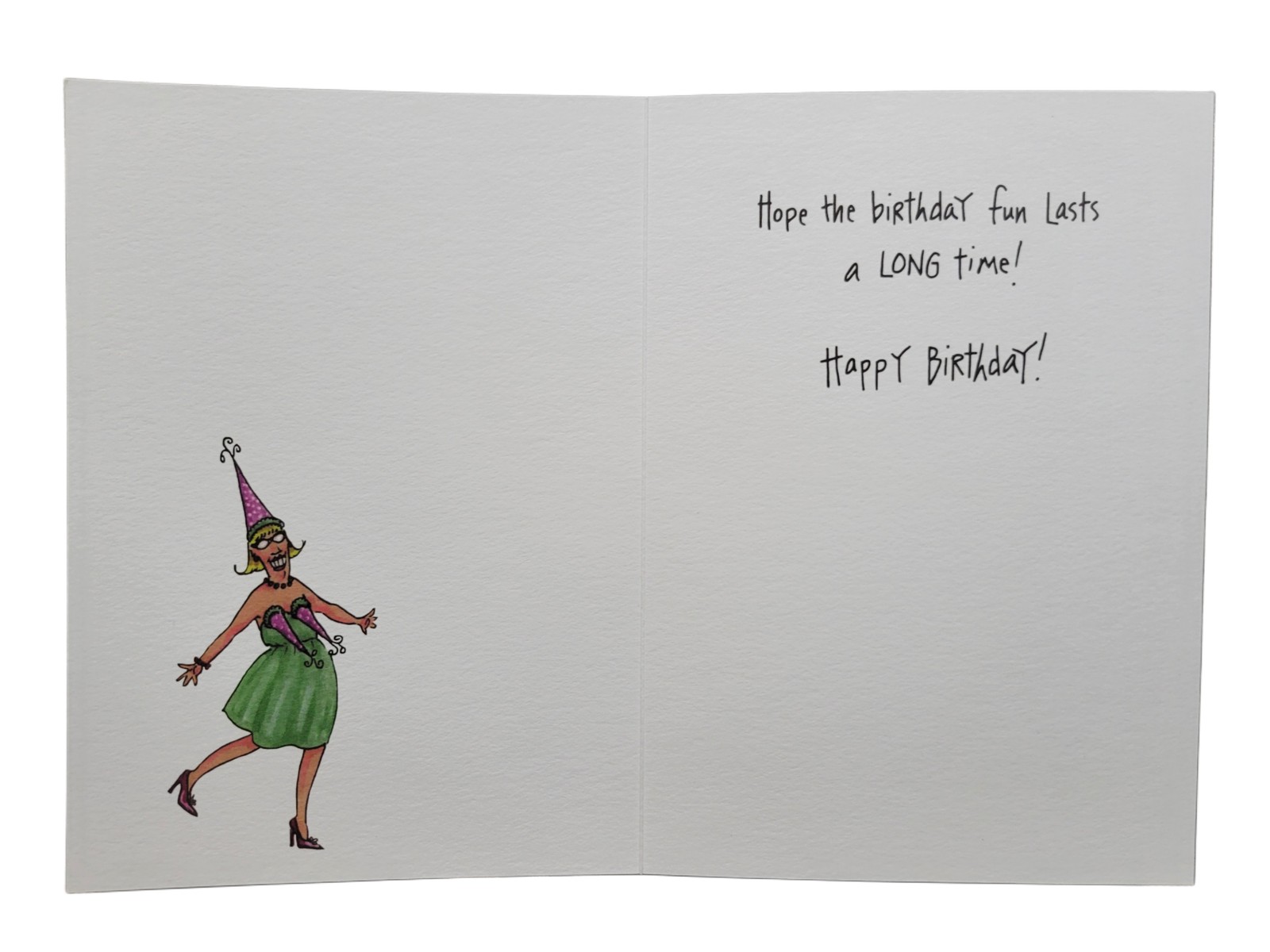 Funny Feminine Birthday Card – Letting Them Grow Out by Oatmeal Studios