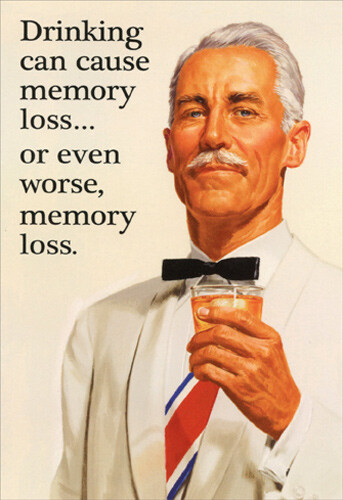 Memory Loss – Nobleworks Funny Birthday Card – Greeting Card by Nobleworks