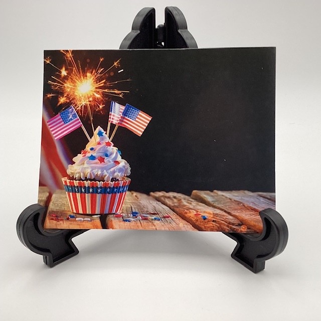 Buffini & Co 4th of July Cupcake Sparkler 25 Blank Note Cards & Envelopes 2022