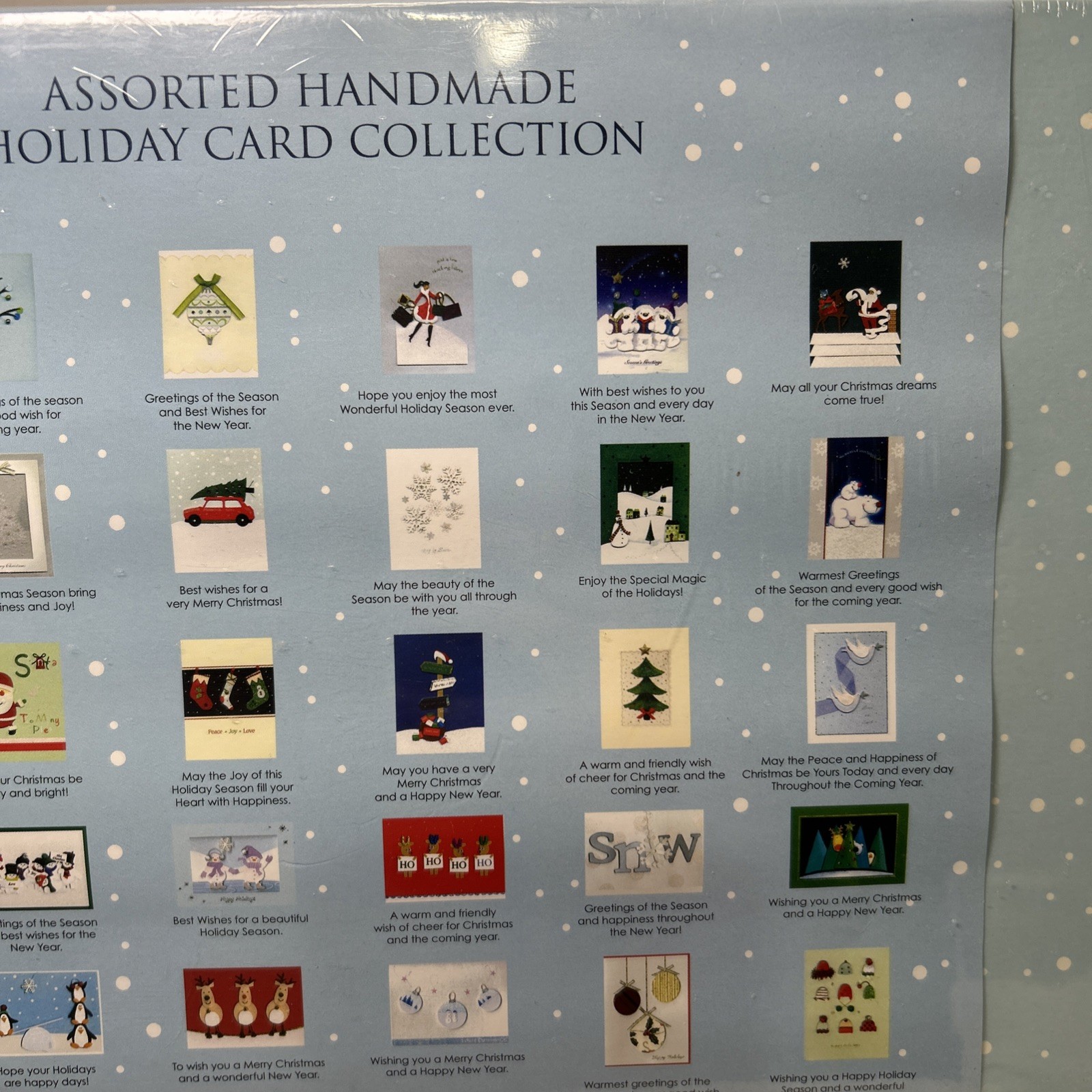 Burgoyne Hand Crafted Christmas Greeting Cards With Envelopes Boxed Set Of 30