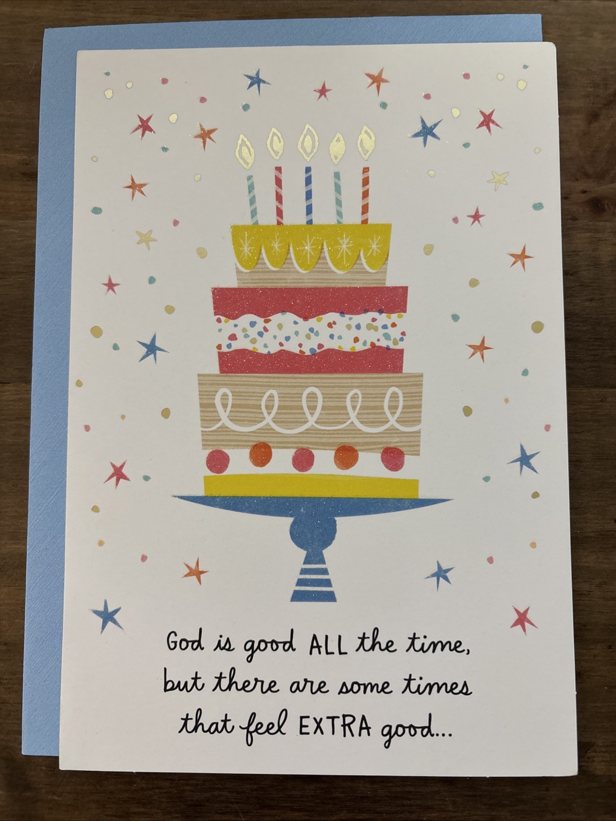 DaySpring Hallmark BIRTHDAY Greeting Card “God Made You An Extra-Good Gift”