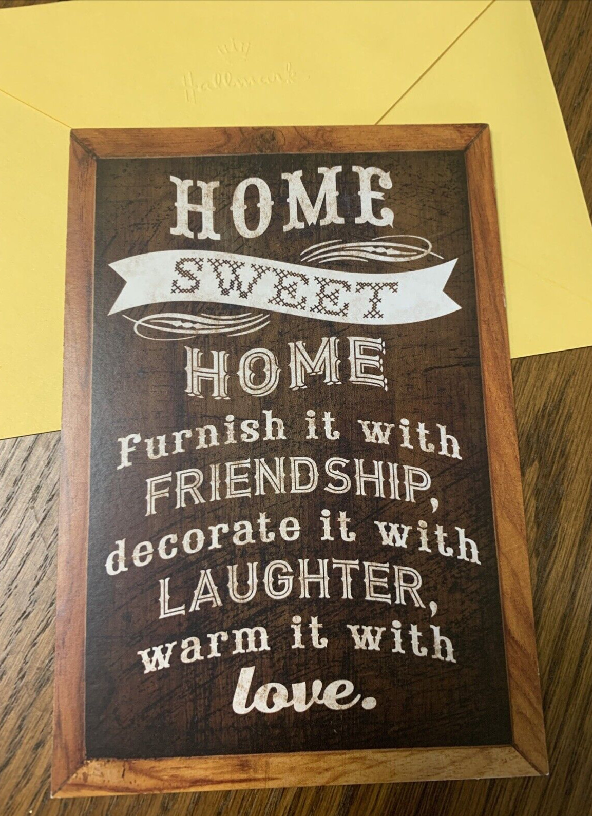 Congratulations On Your New Home Sweet Home 5”x7” Hallmark Greeting Card