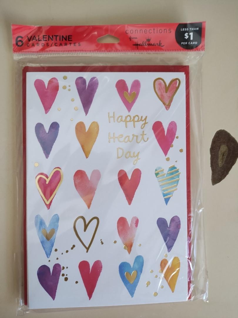 Hallmark COLORFUL HEARTS Valentines Day Greeting Cards (NIP’S) 72 count