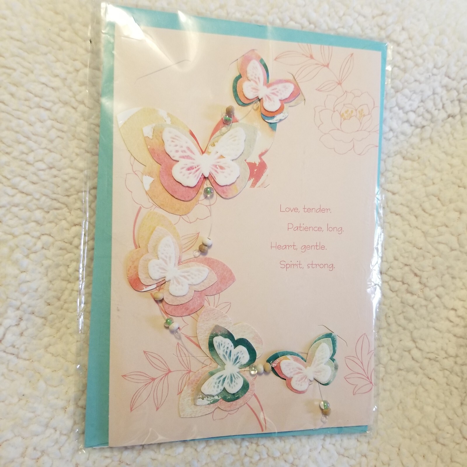 Hallmark Signature New Mother’s Day Card with Removable Butterfly Decoration