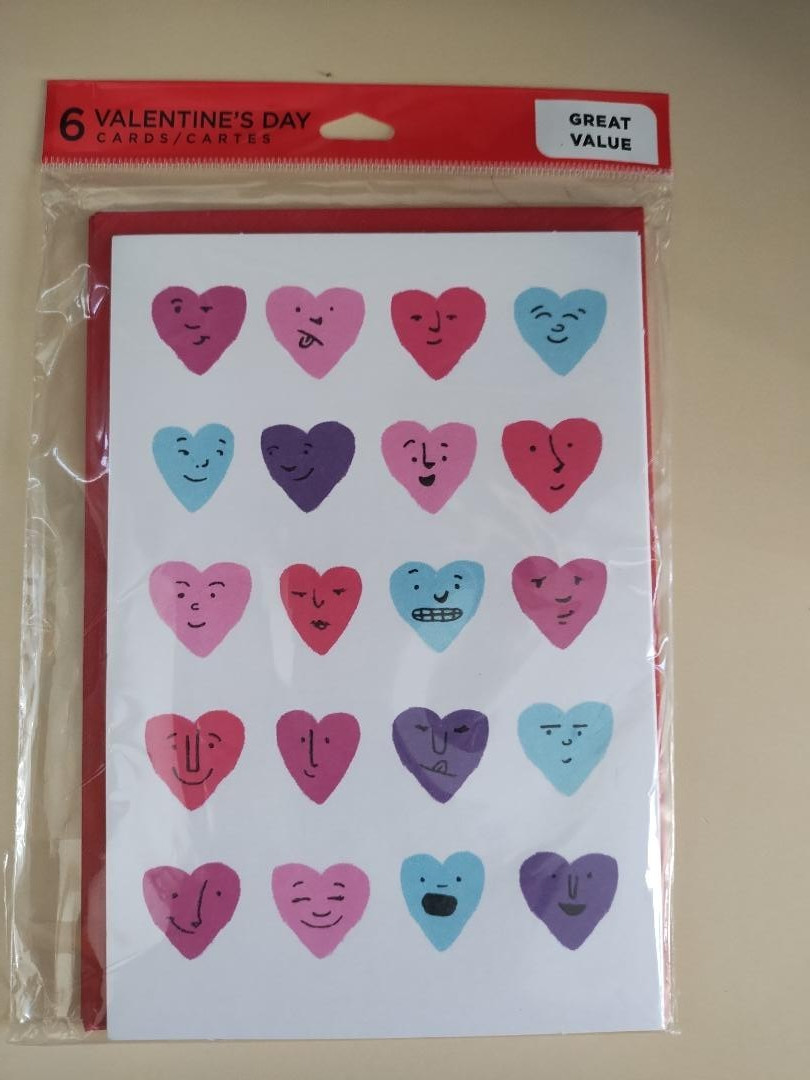 Hallmark COLORFUL HEARTS Valentines Day Greeting Cards (NIP’S) 72 count
