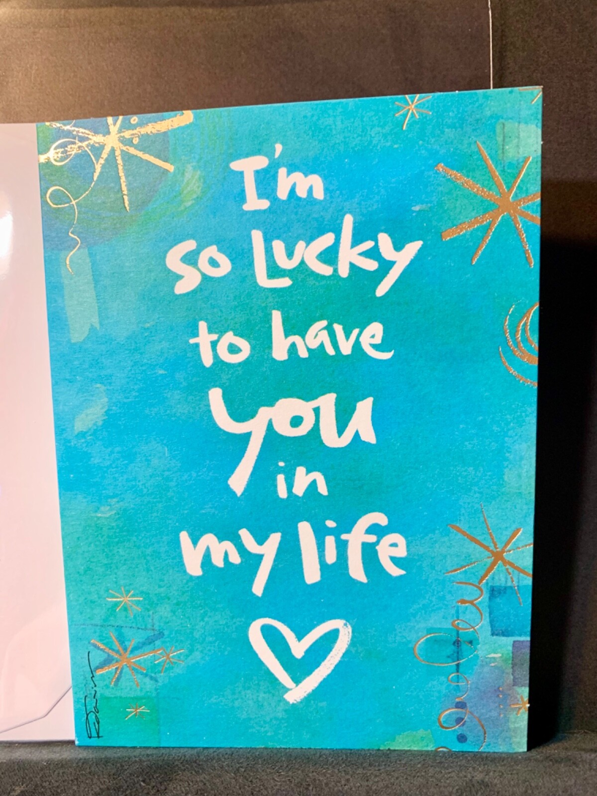 Happy Anniversary Greeting Card So Lucky To Have You