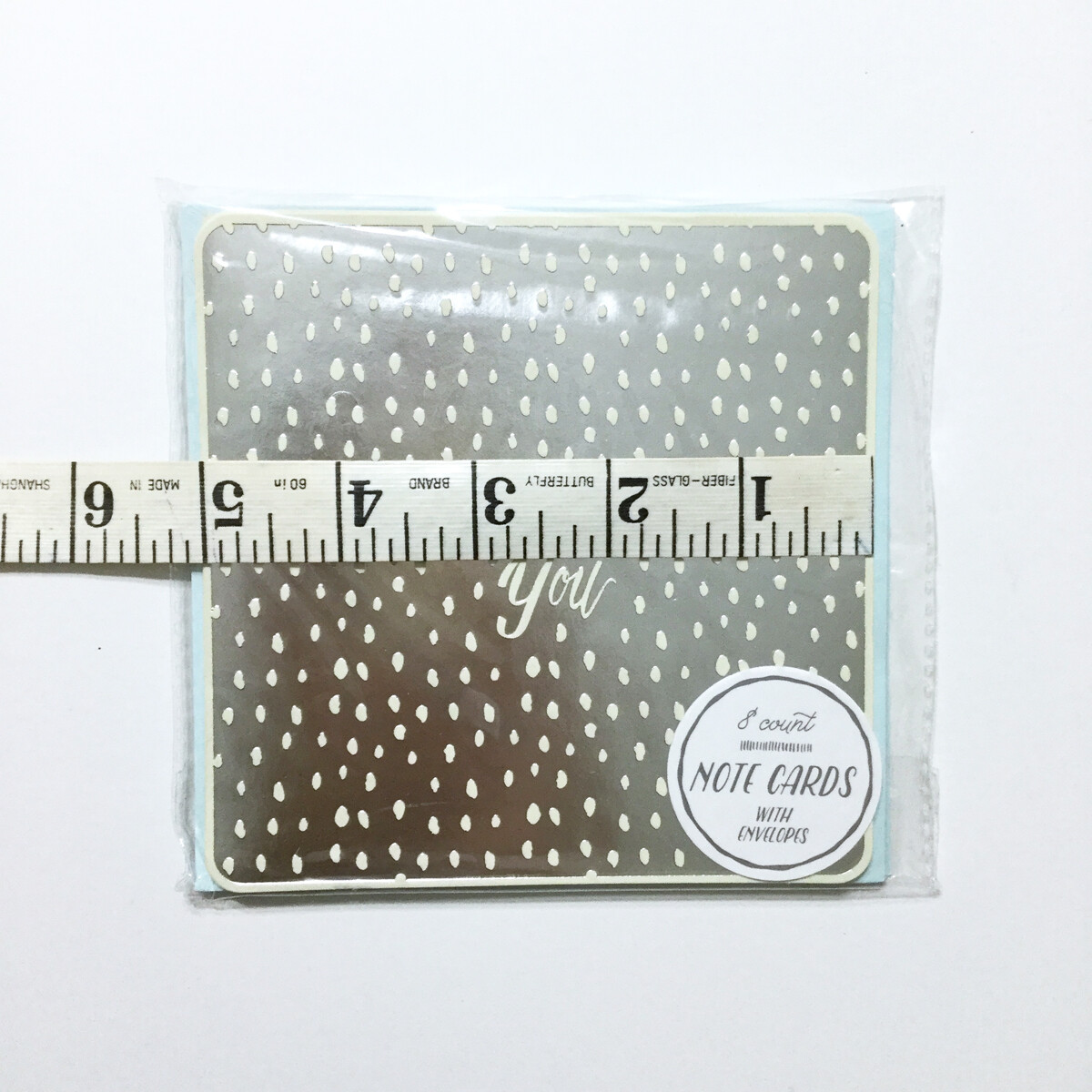 Polka Dot Thank You Cards Set of 24 Silver Metallic Embossed