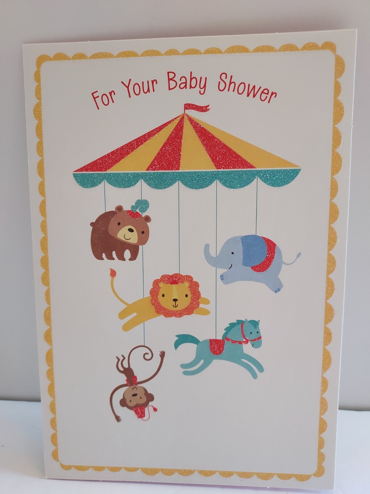 Baby Shower Greeting Card Hallmark w/loving inside sentiment