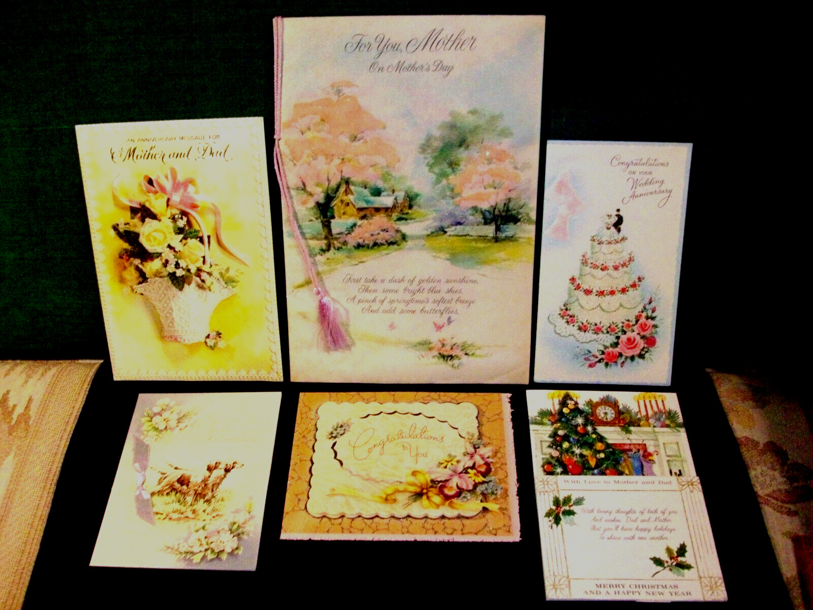 HALLMARK BOOKLET/ RARE HARRY DOEHLA plus other exquisite GREETING CARDS signed