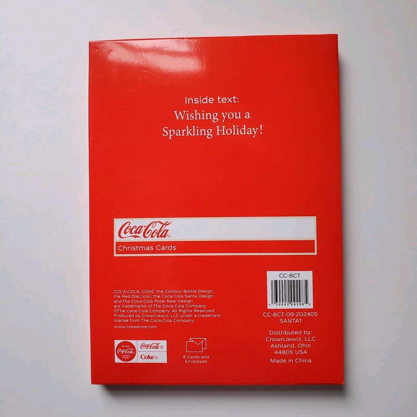 6 Boxes Coca Cola Santa Polar Bear Dog Coke Bottle Christmas Cards 8 Count Each