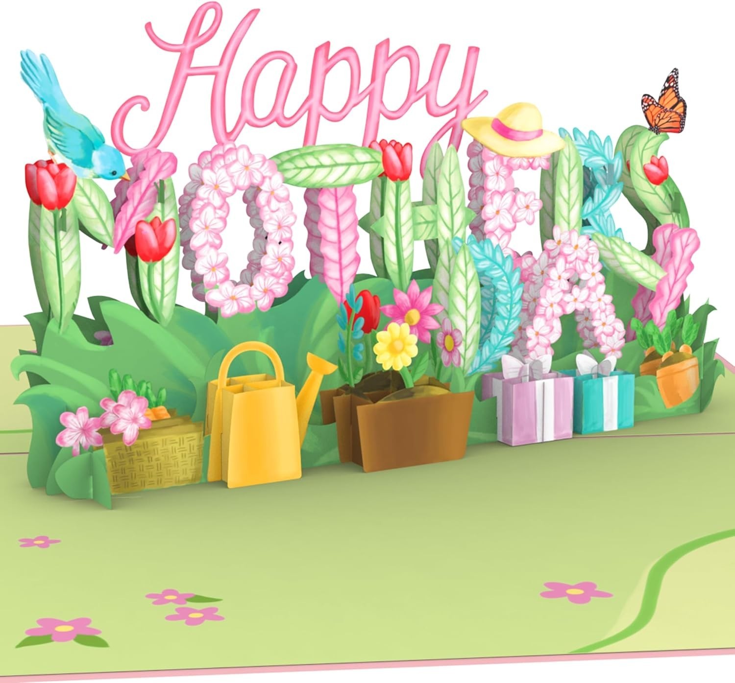 Mother’S Day Garden Lilacs Pop up Cards, 12 Inch Life Sized Forever Flower Bouqu