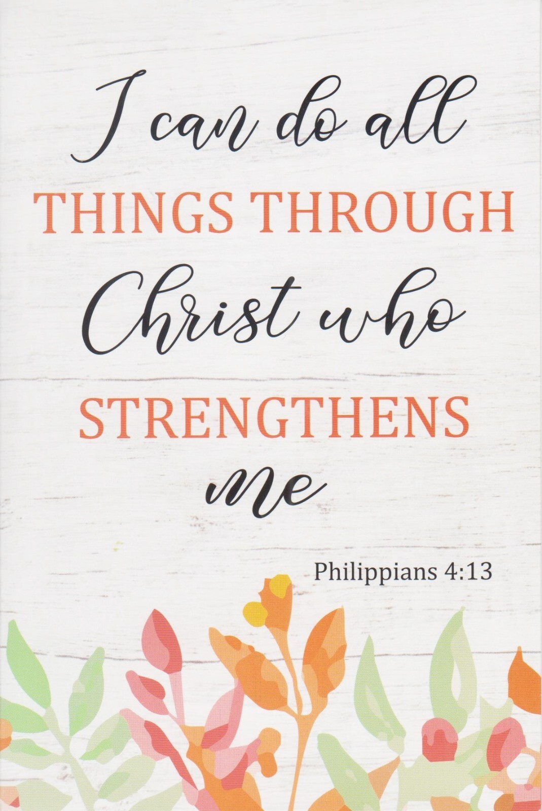 Christian Greeting Cards – Inspirational 1 Card 1 Envelope Blank Greeting Card