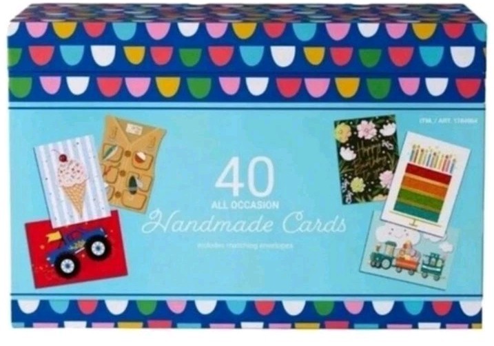 PRO4ALL Hand Crafted All Occasion Greeting Card Collection, 40-count NEW MODEL