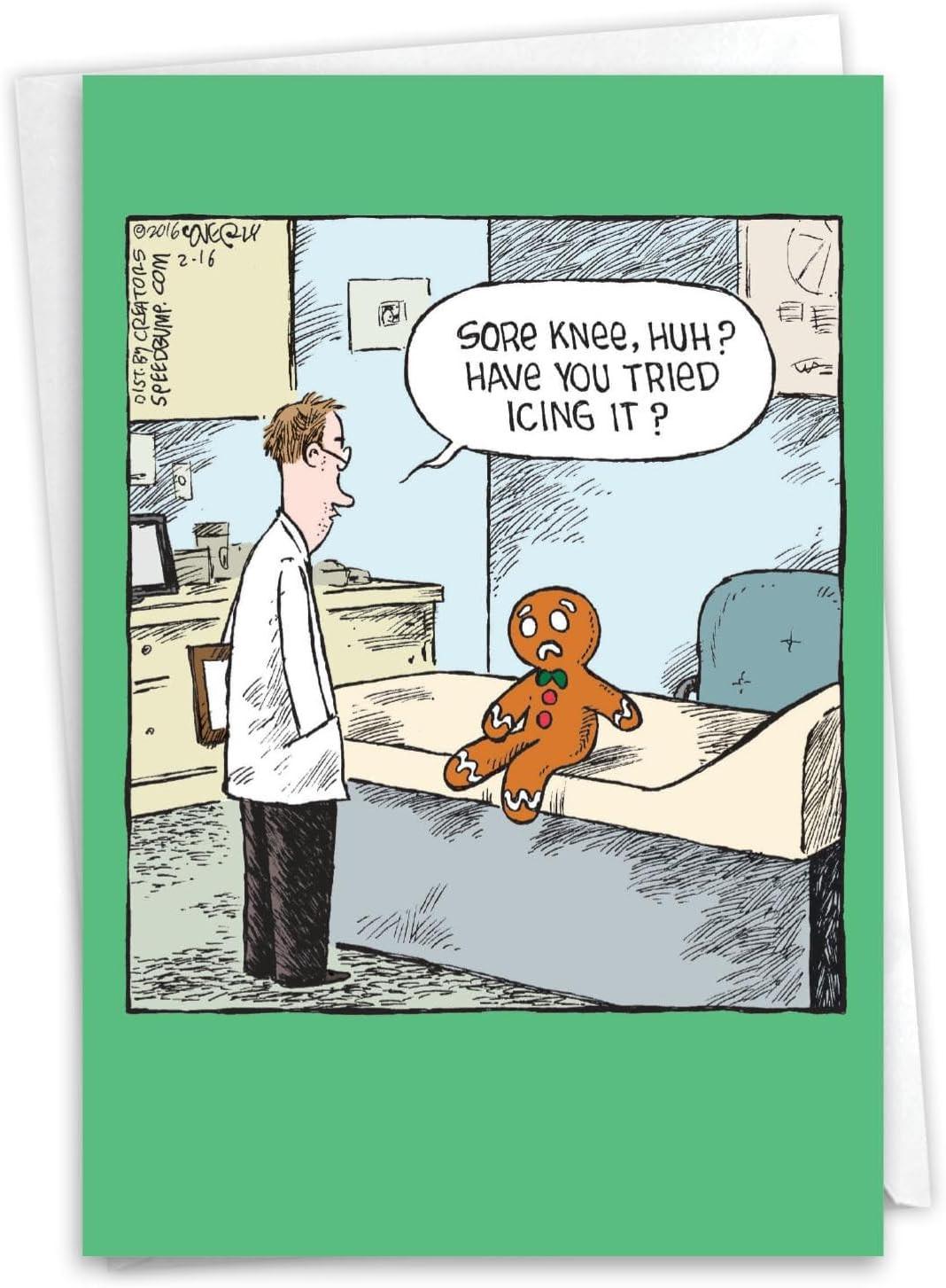 Funny Thank You Dr, Physician, Dr. Greeting Card (Doctor) – with 5 X 7 Inch Enve