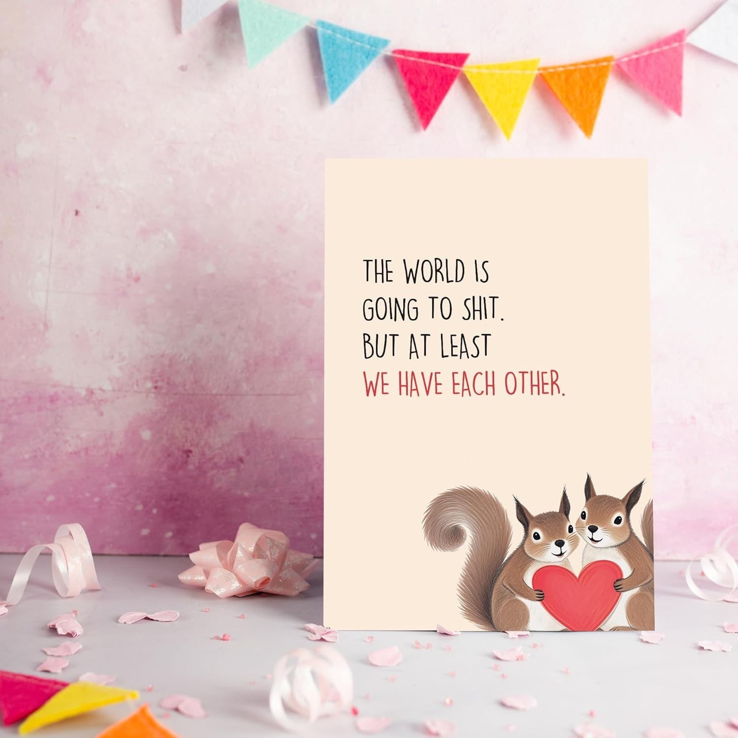 love card/anniversary card/have each other/squirrels