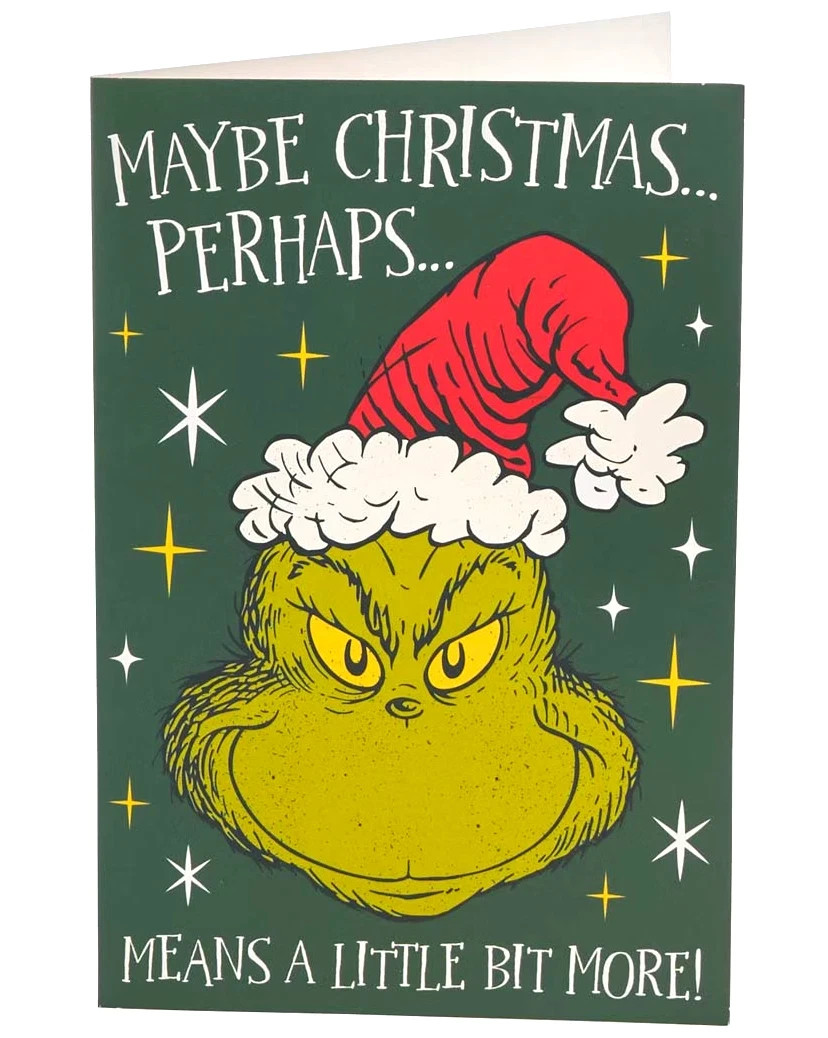 The Grinch – Christmas Card w/ Envelope OFFICIALLY LICENSED American Greetings