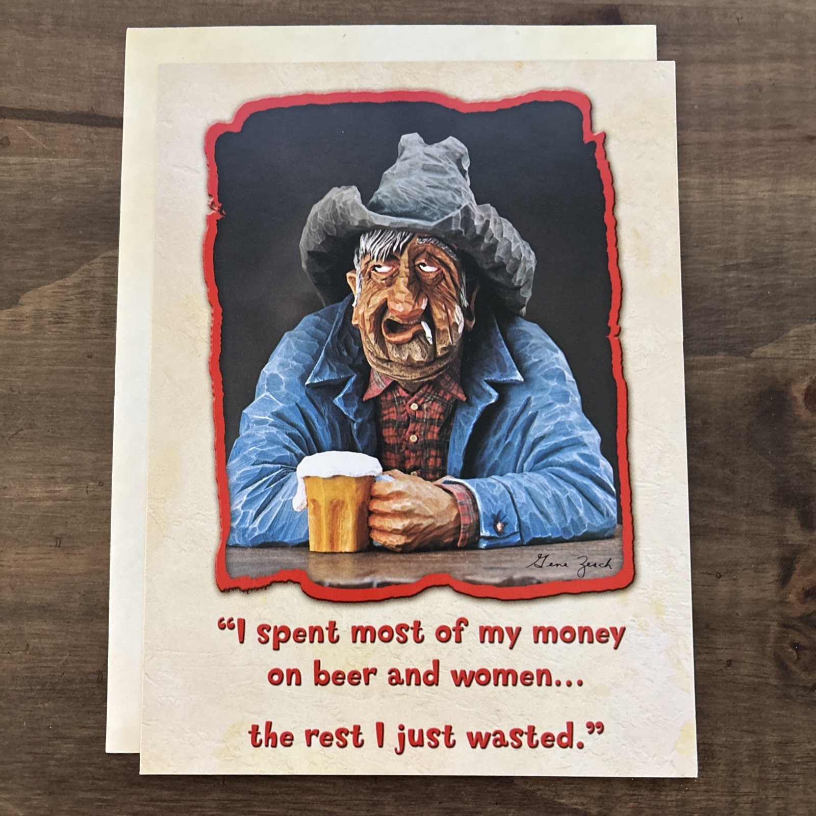 Leanin’ Tree BIRTHDAY Greeting Card “The Barfly” – Humor