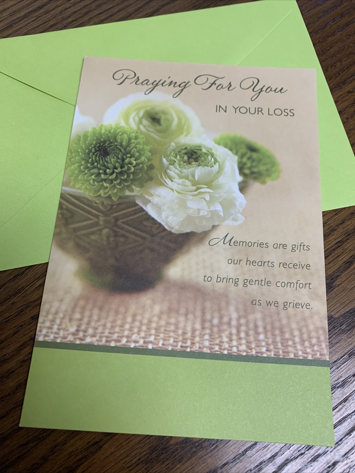 Sympathy Praying For You In Your Loss Blessed Religious Greeting Card