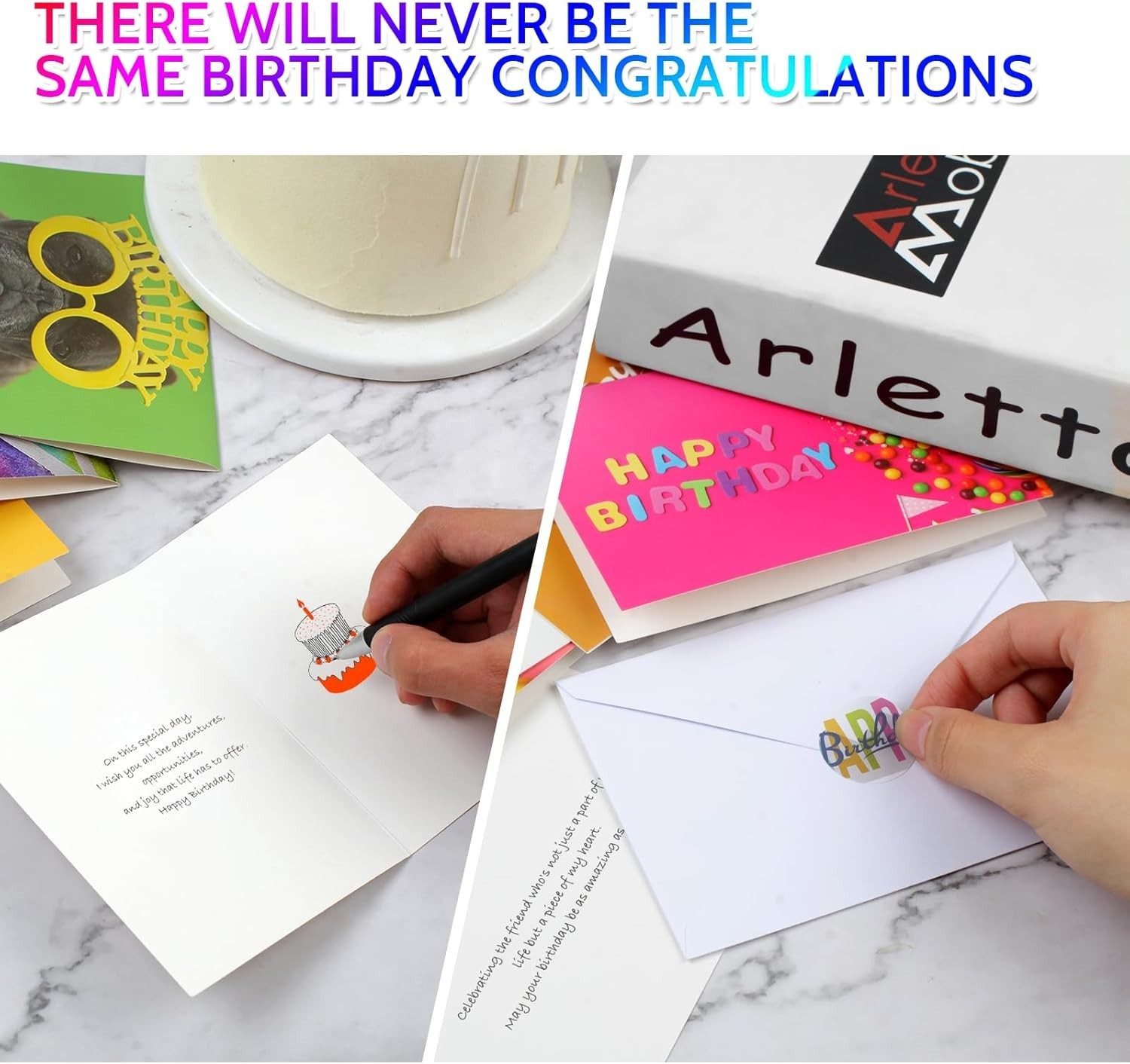 Joyberg 32 PCS Happy Birthday Cards Bulk with Envelopes, 4X6 Assorted Birthday C