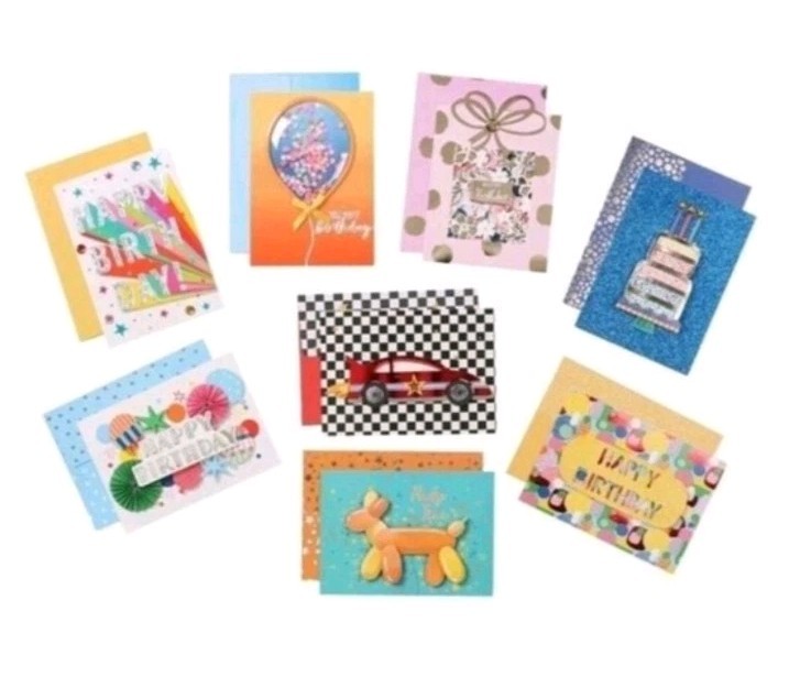 PRO4ALL Hand Crafted All Occasion Greeting Card Collection, 40-count NEW MODEL