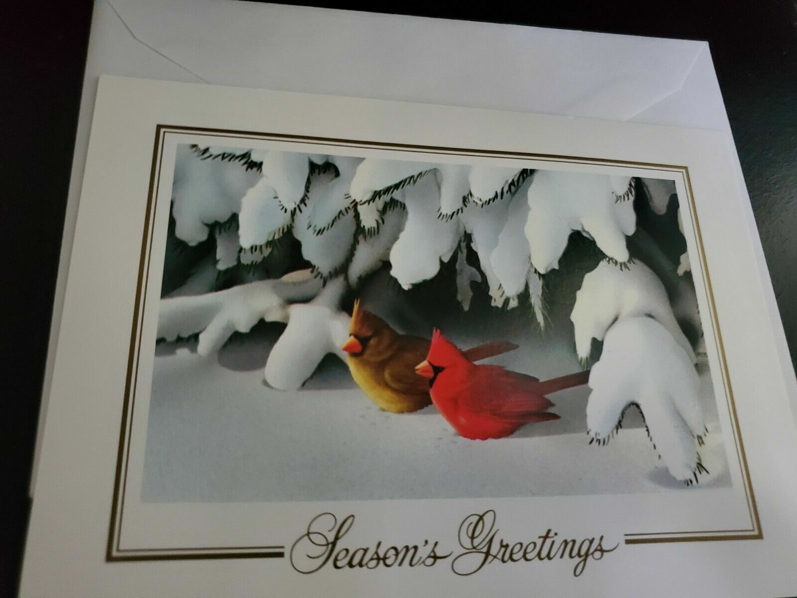 Single Christmas Holiday Season Cards Card Group F