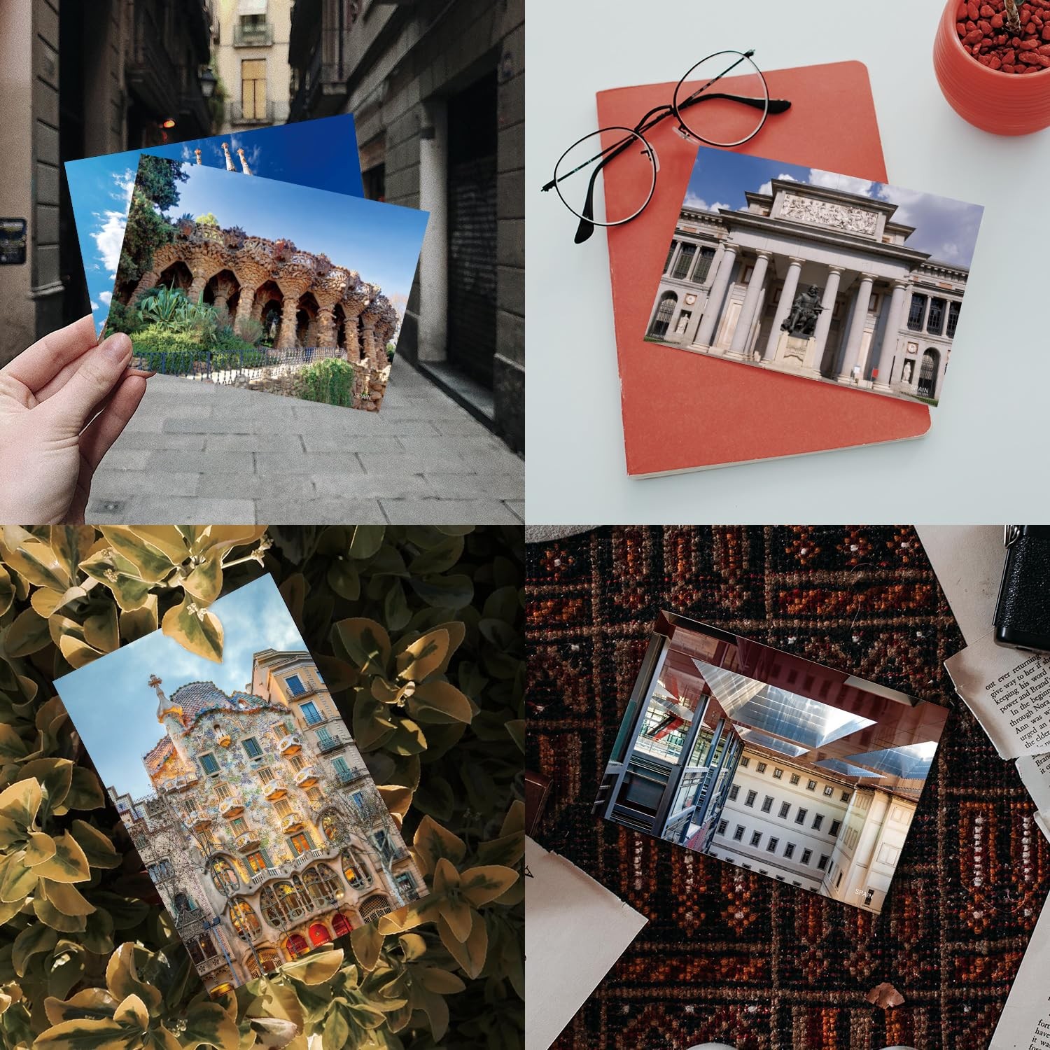 Spain Vintage Landscape Postcards Pack 20pc/Set Postcards from Around the Wor…