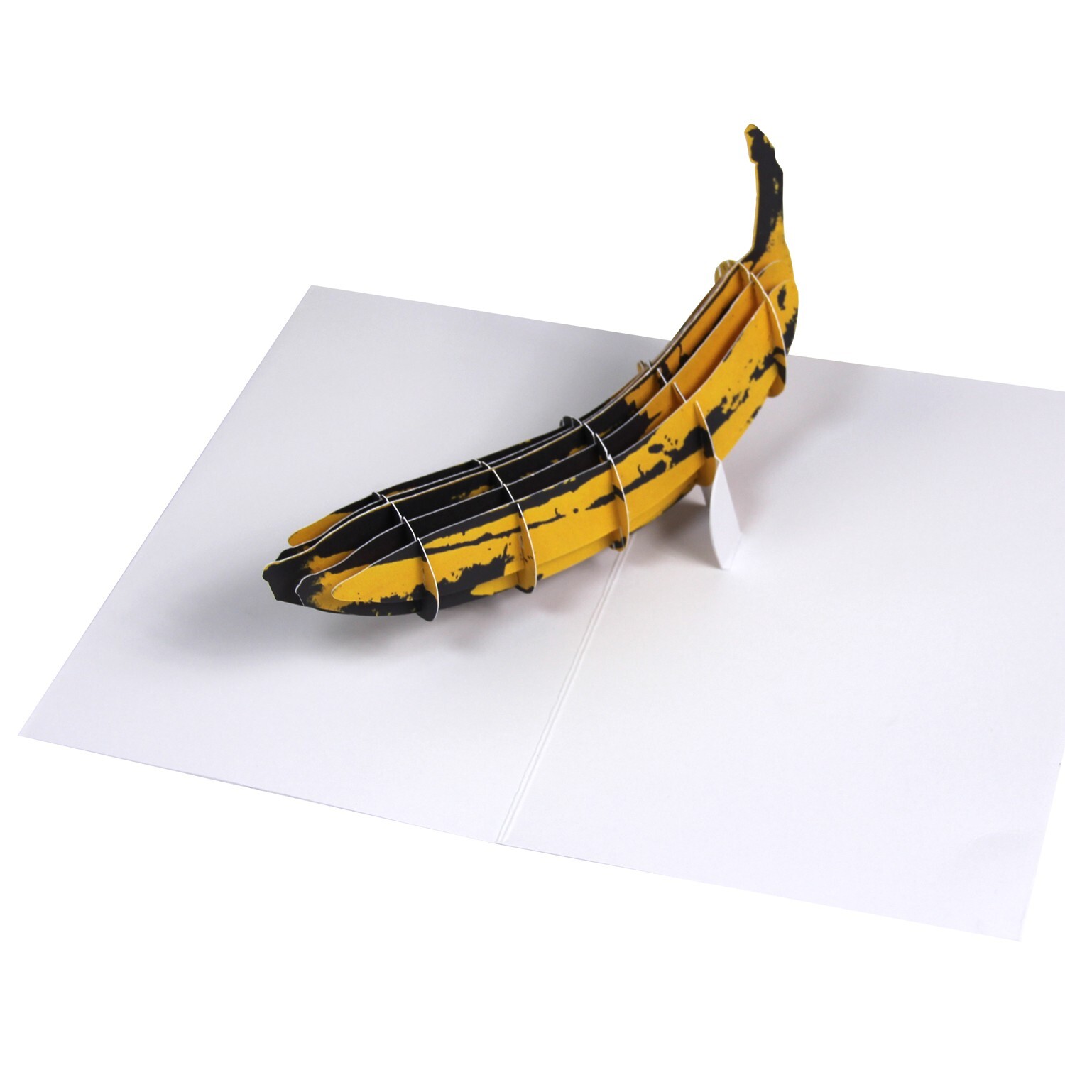 Andy Warhol Banana Pop Up Greeting Card