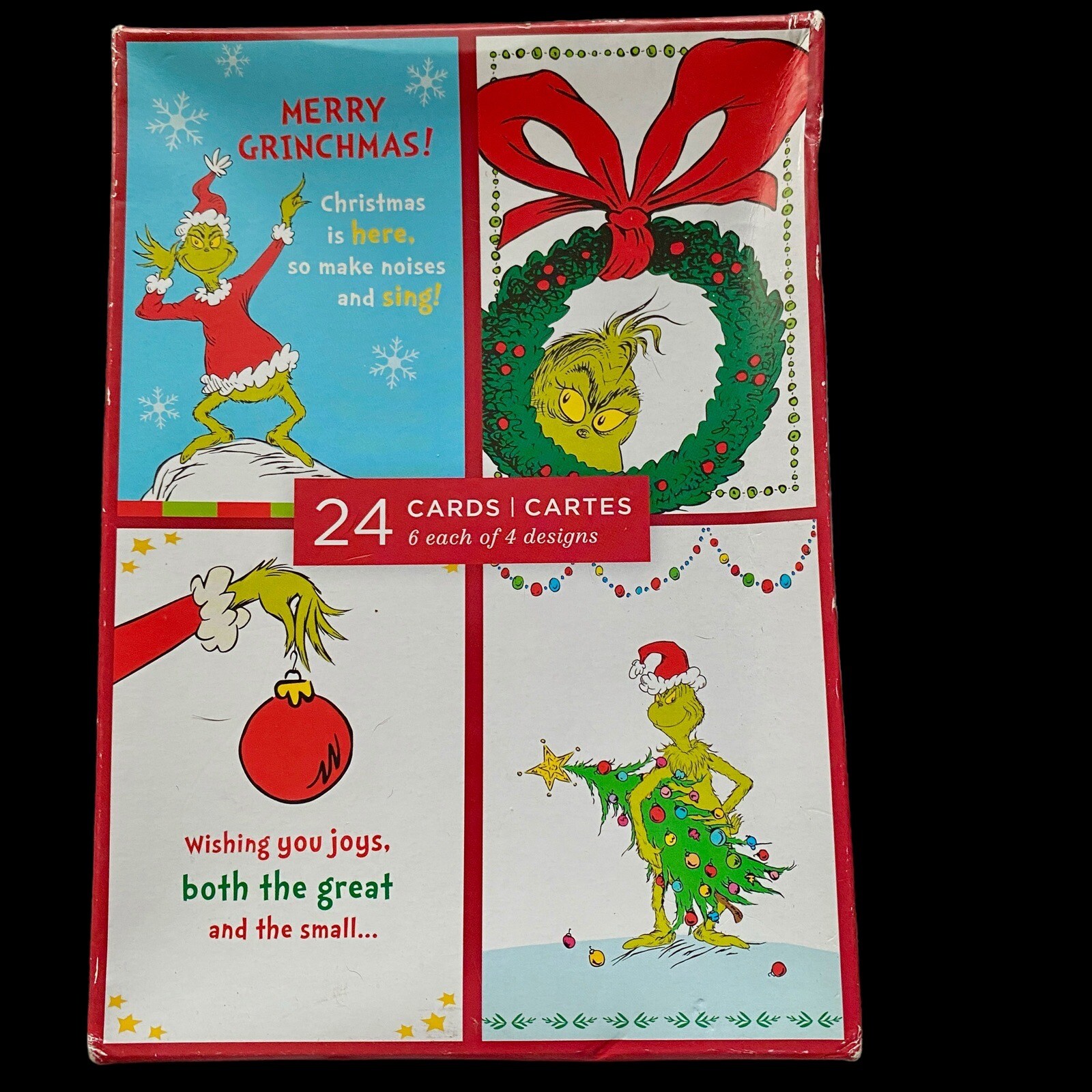 Dr. Seuss’s THE GRINCH Boxed Christmas Holiday Cards 22 Count