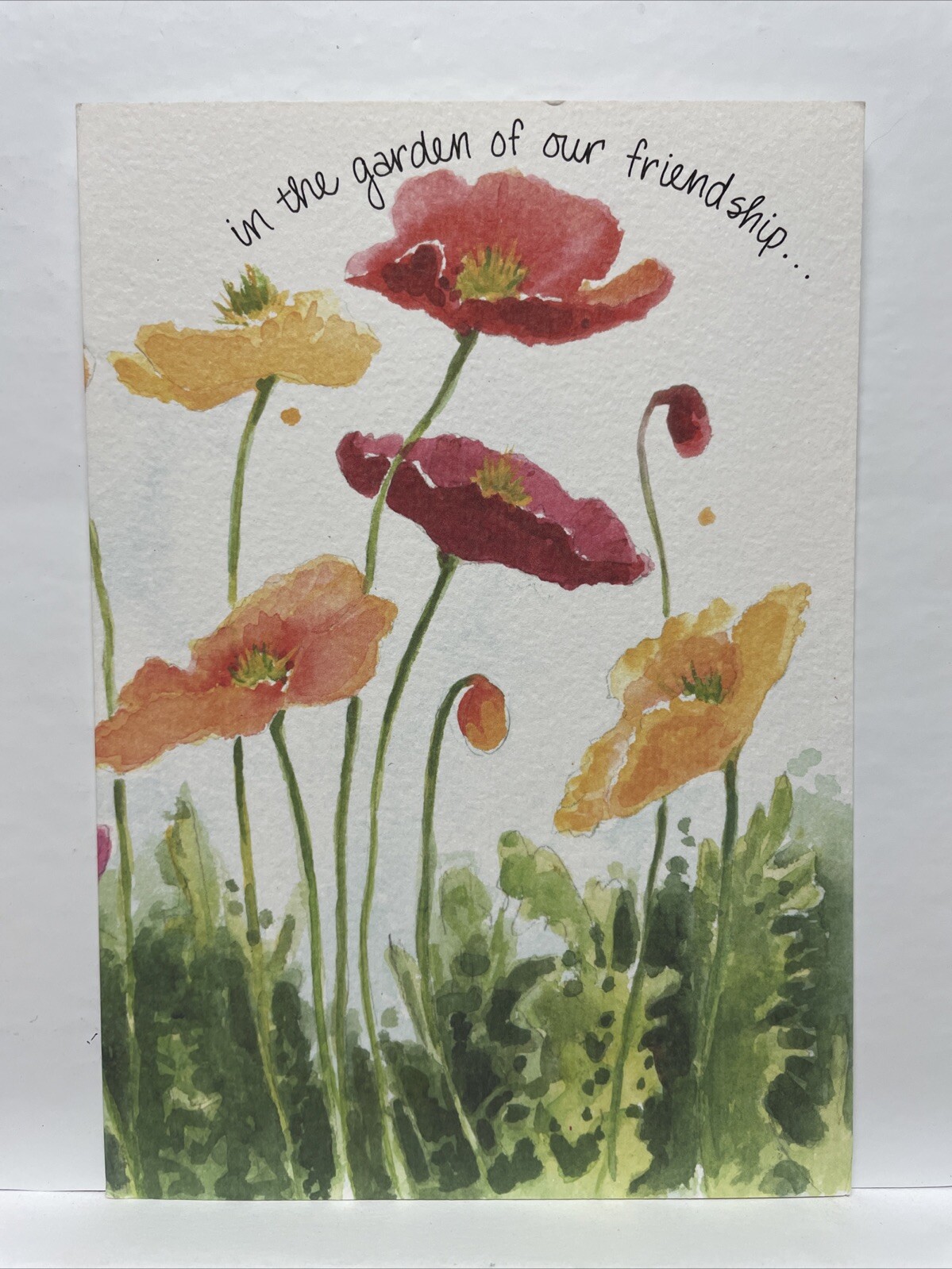 Thank You & Friendship Floral Garden Friendship Grows Greeting Card