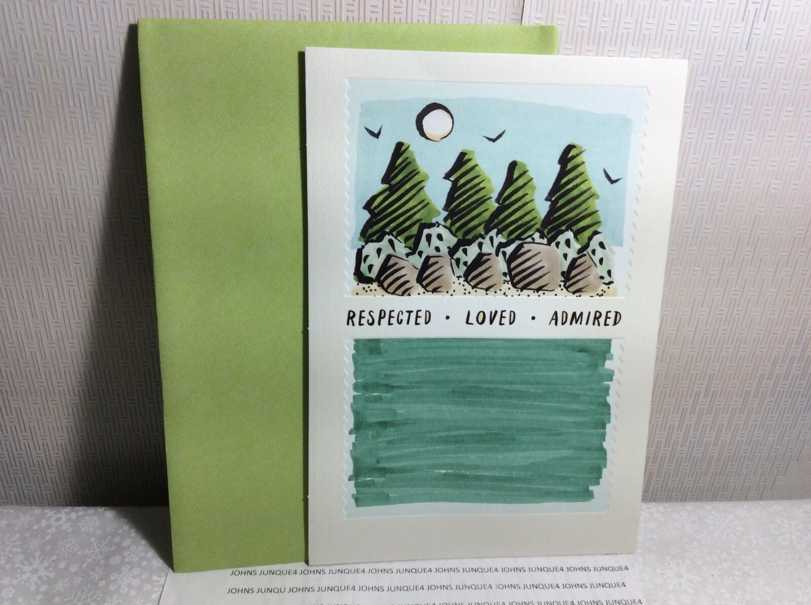 HALLMARK COUSIN FATHER’S DAY GREETING CARD New W/Envelope “RESPECTED-LOVED..”