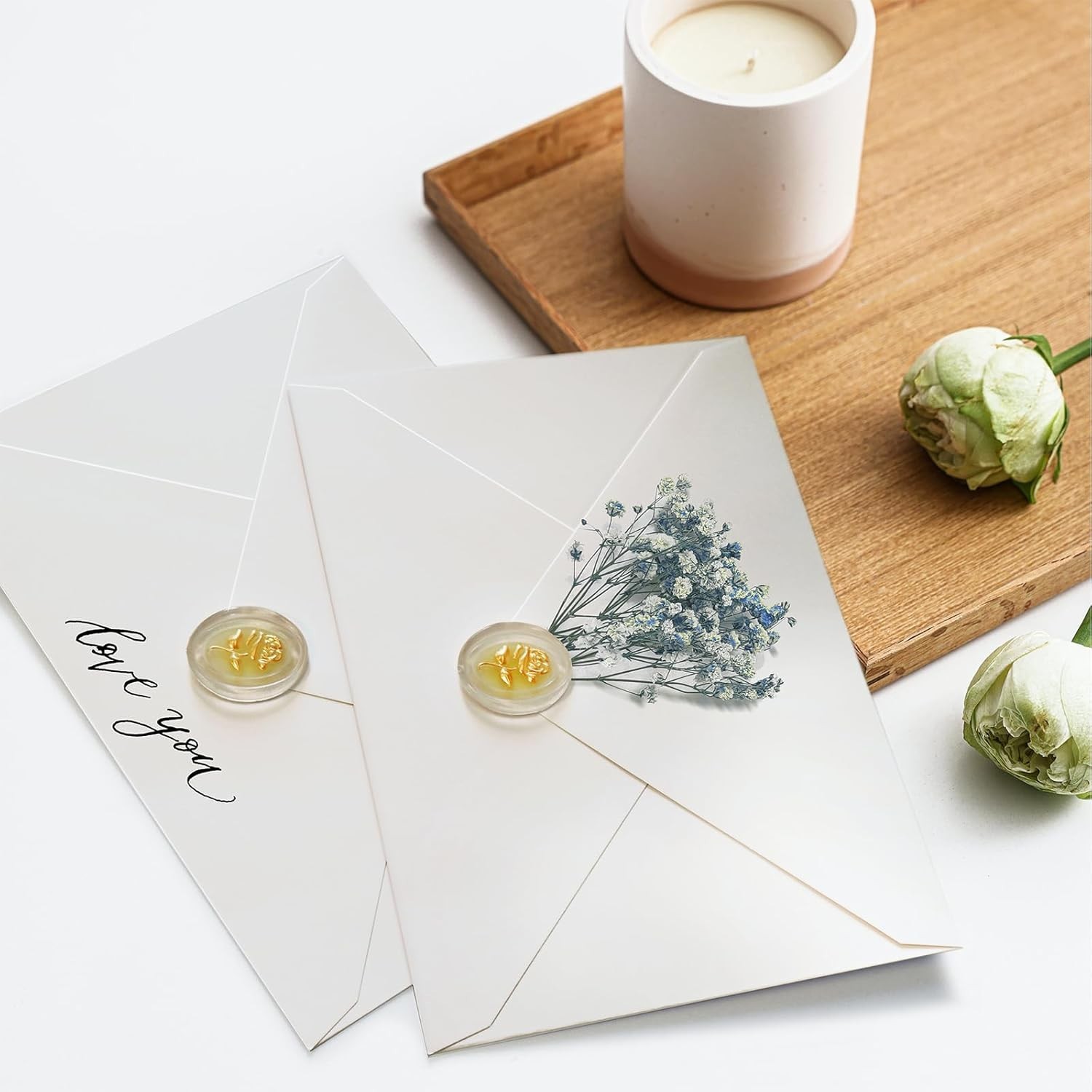 Secure 50 Pack 4×6 Self-Sealing Envelopes for Weddings and Special Occasions