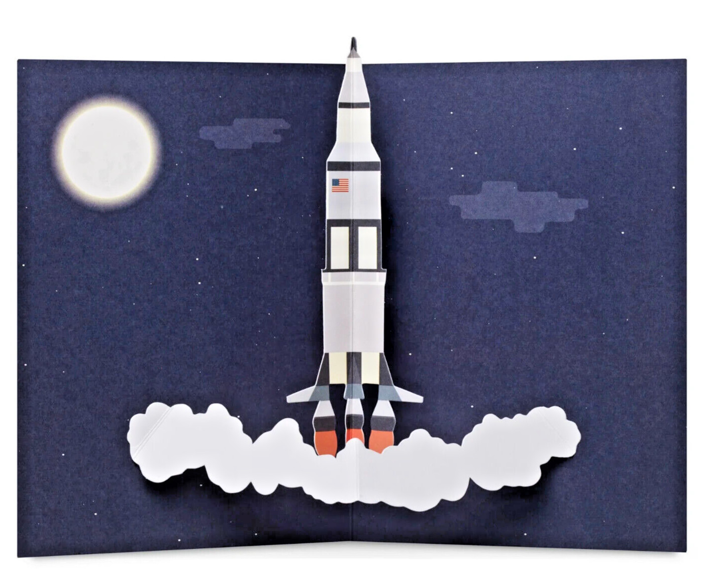 10 Boxes of 6 OUT OF THIS WORLD MoMA Cards w Spaceship Rocket in Space PopUp NEW