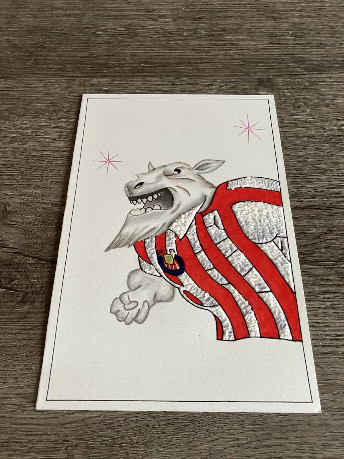 Artistic Illustration Of C.D. Guadalajara Chivas Mascot Mexican Soccer Team