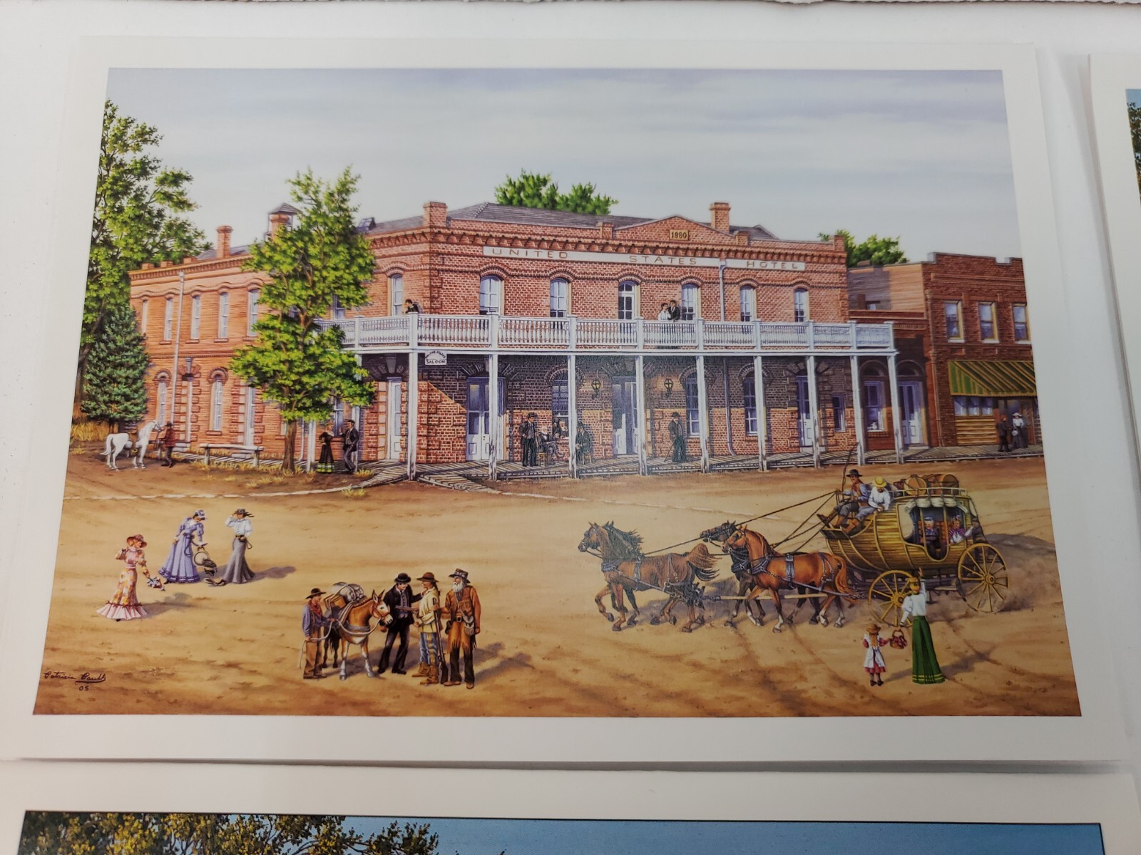 Jacksonville, OR 18 BLANK Notecards 5×7″ & Envelopes “United States Hotel 1880”