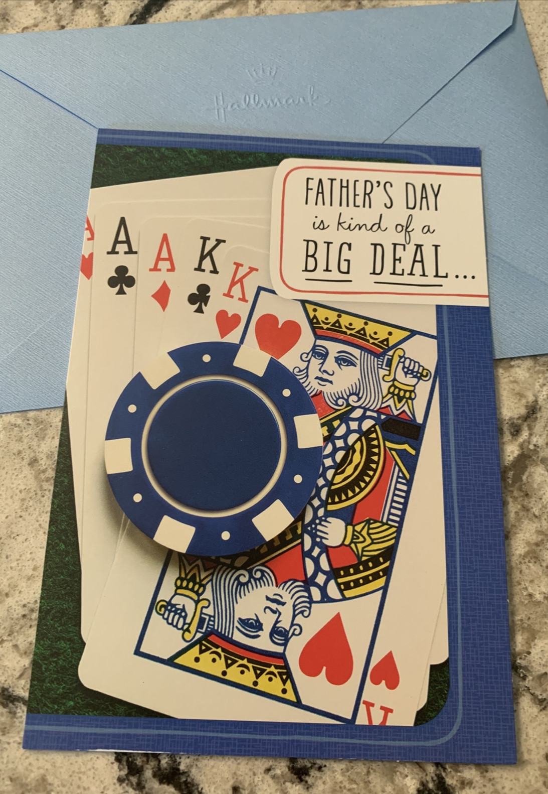 Father’s Day Big Deal Dad Husband Stepfather Uncle 5”x7” Hallmark Greeting Card