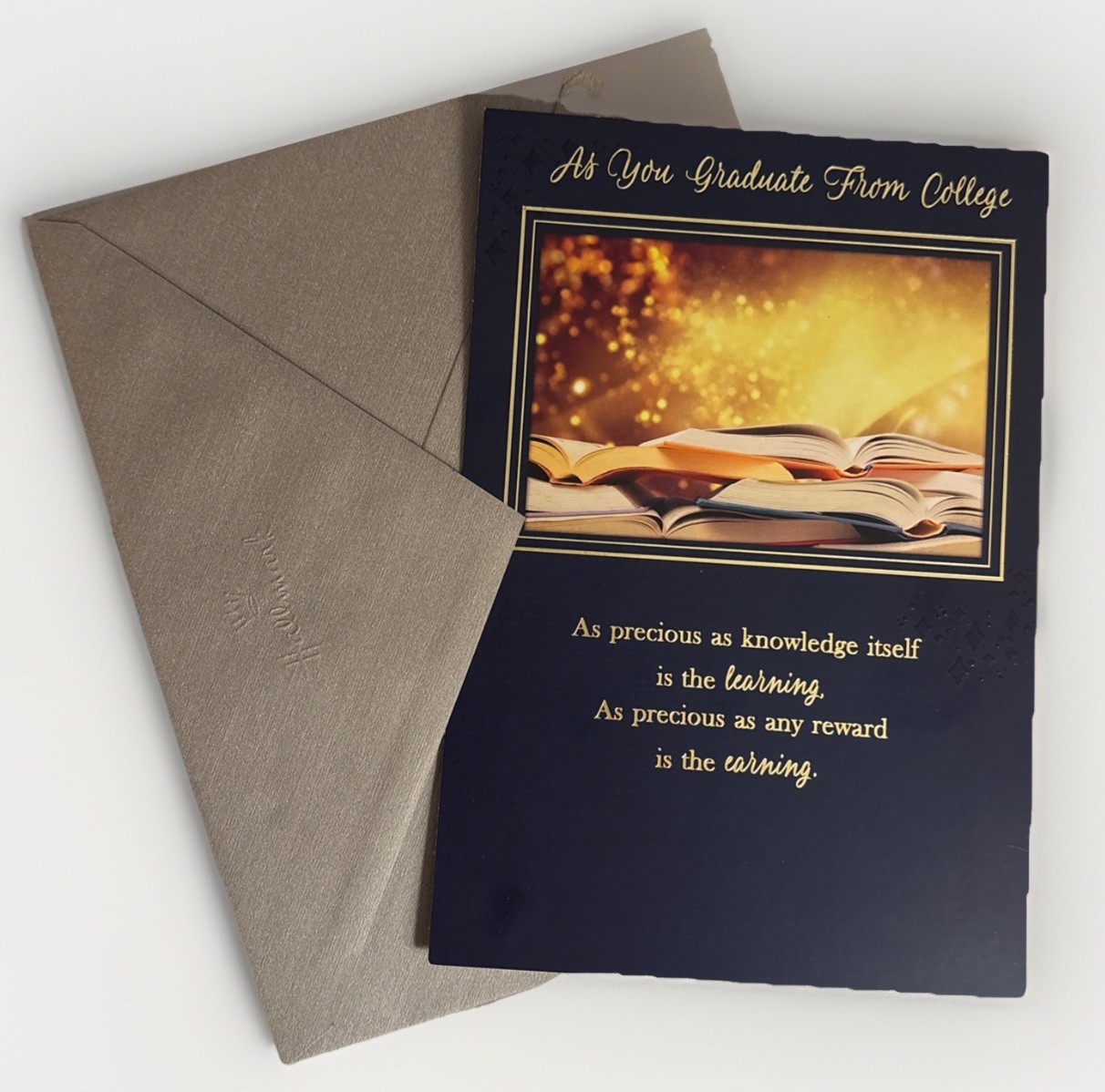 Hallmark Unused College Graduation Greeting Card Congratulations