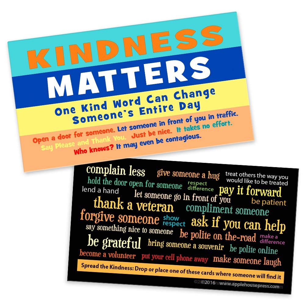 Kindness Matters Cards – Kindness Is Contagious Challenge Card (BOX of 100)