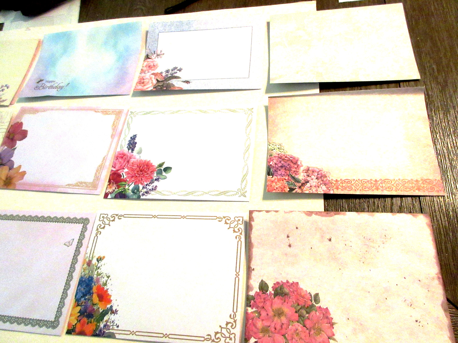 12 Happy Birthday Greeting Card/Envelops Someone Special Happiness 5 1/2″x7 3/4″