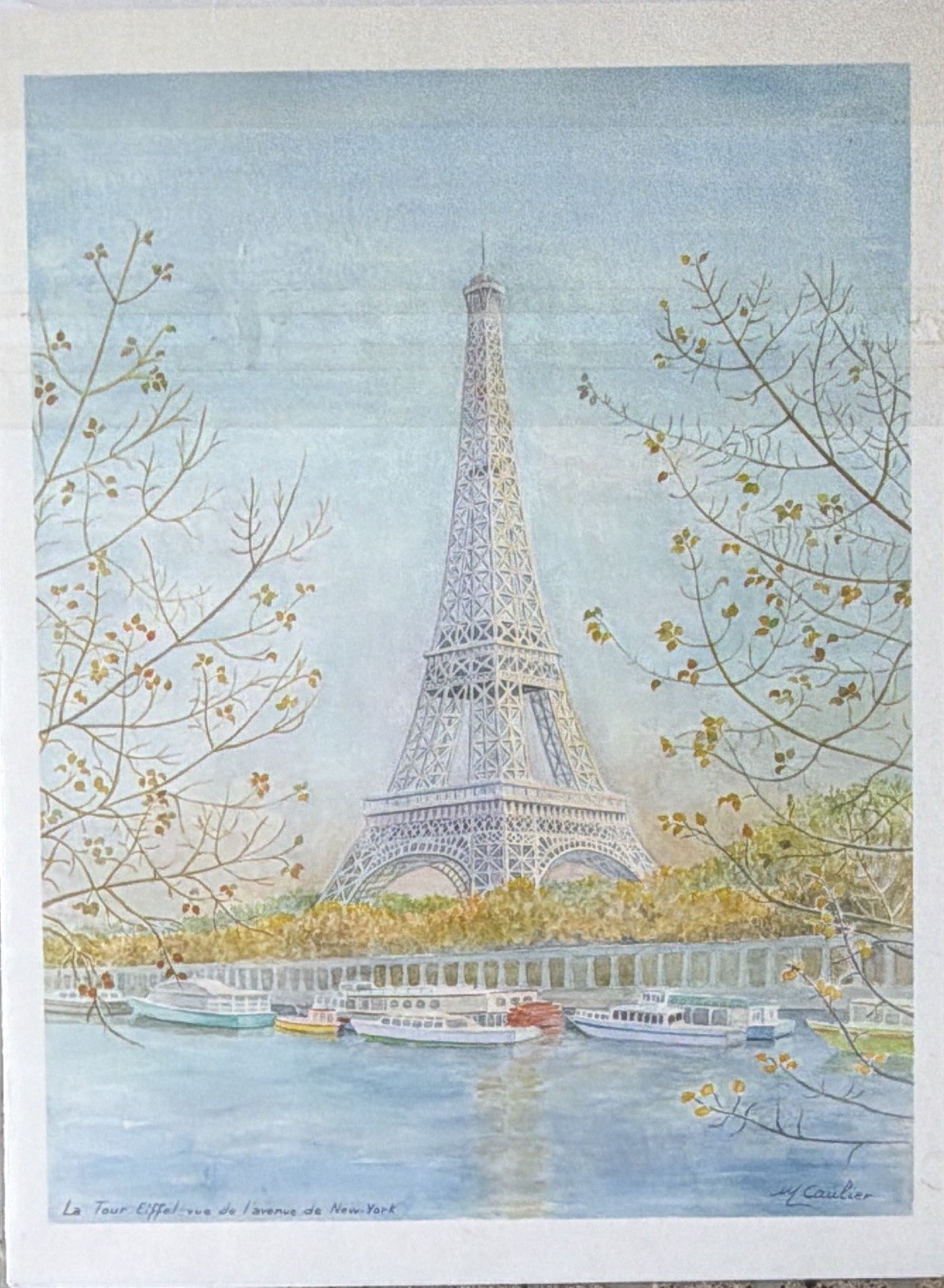 Paris Scenic 6×8 Flat Sealed Prints/Greeting Cards Set w/ Envelopes