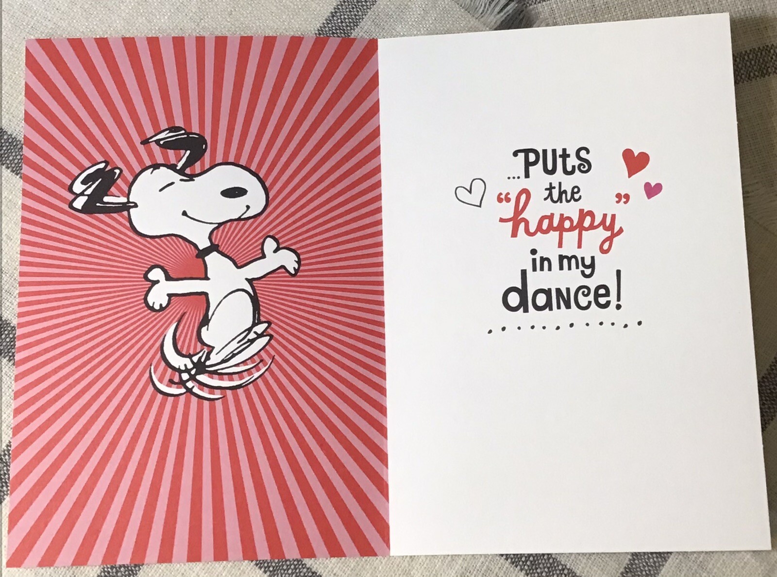 3 Hallmark Happy Valentine’s Day Cards SNOOPY Peanuts Charlie Brown ANYONE