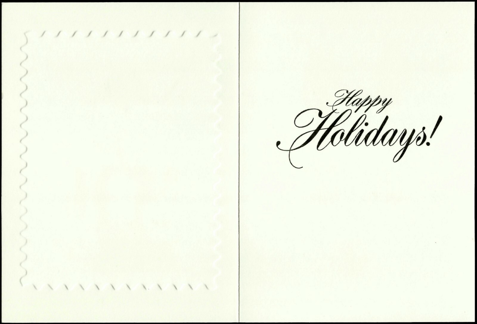 NUTCRACKER 42 CENTS EMBOSSED CHRISTMAS USPS OFFICIAL CARD # 2