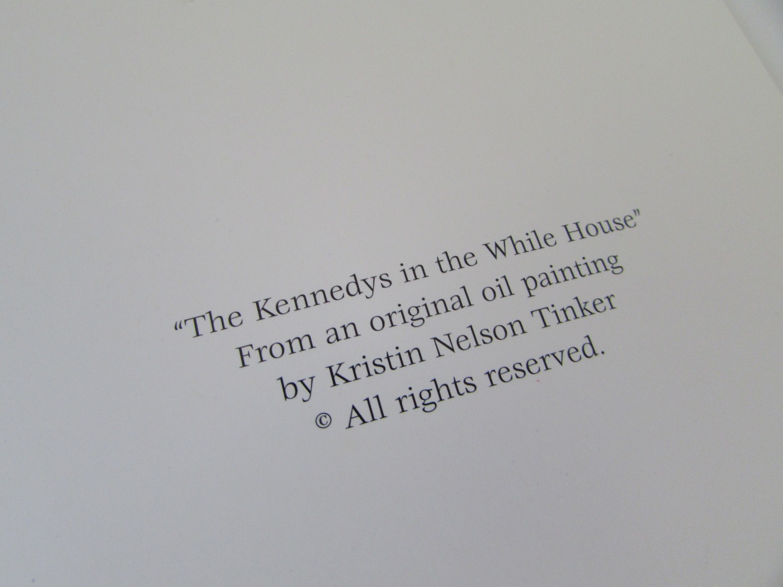 Kristin Nelson Primitive Folk Art Greeting Cards Kennedys in the White House 6