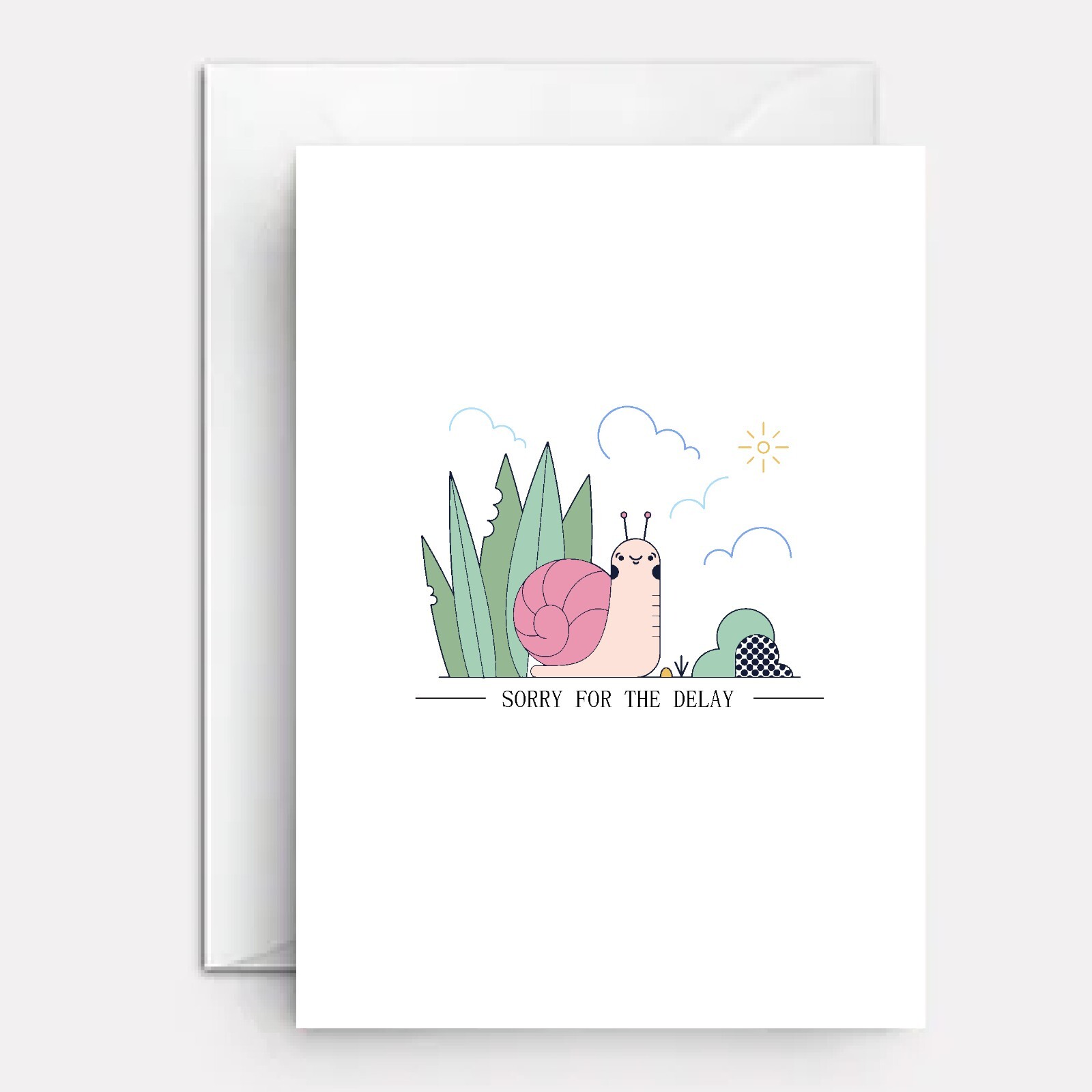 Happy belated birthday card | belated birthday card | Snail Mail