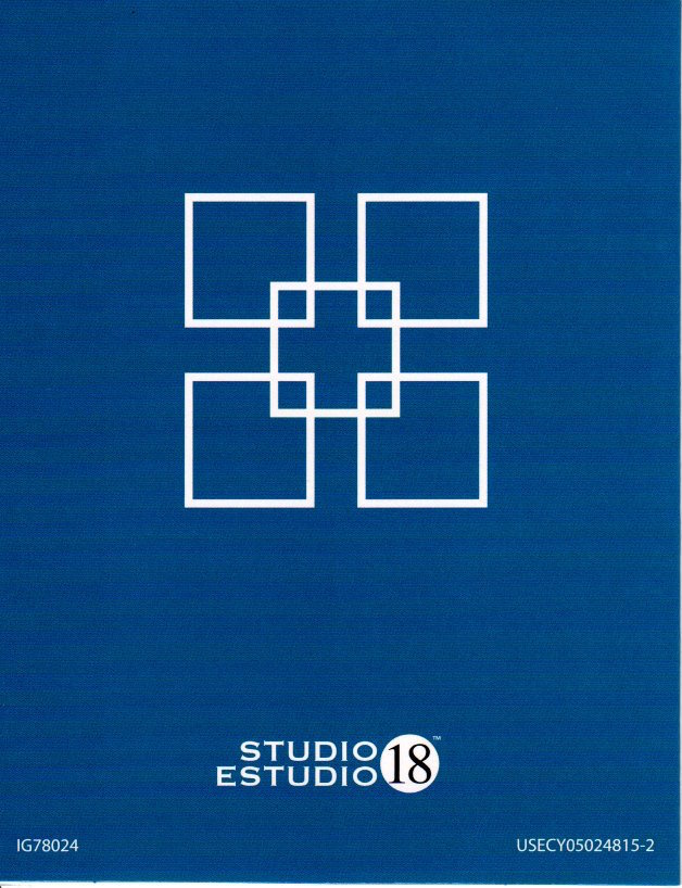 Blue & White Abstract Square Squares Blank Thank You Notes Cards – Set of 6