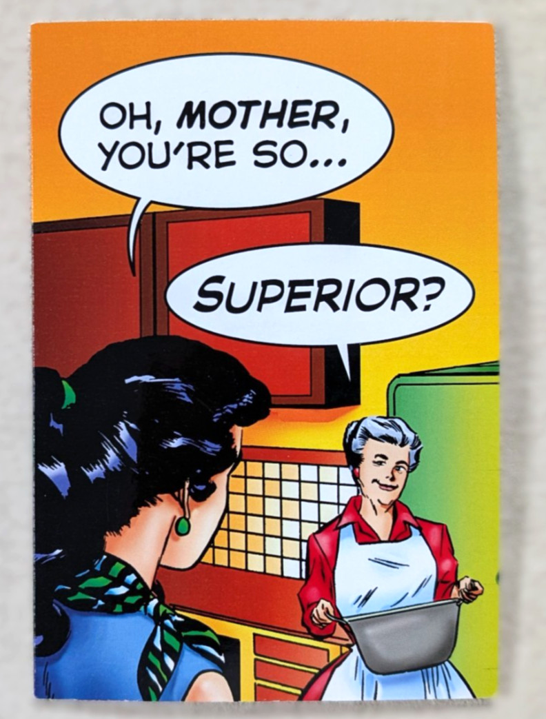 MOTHER’S DAY Greeting Card Comic Mother Superior Nun 2015