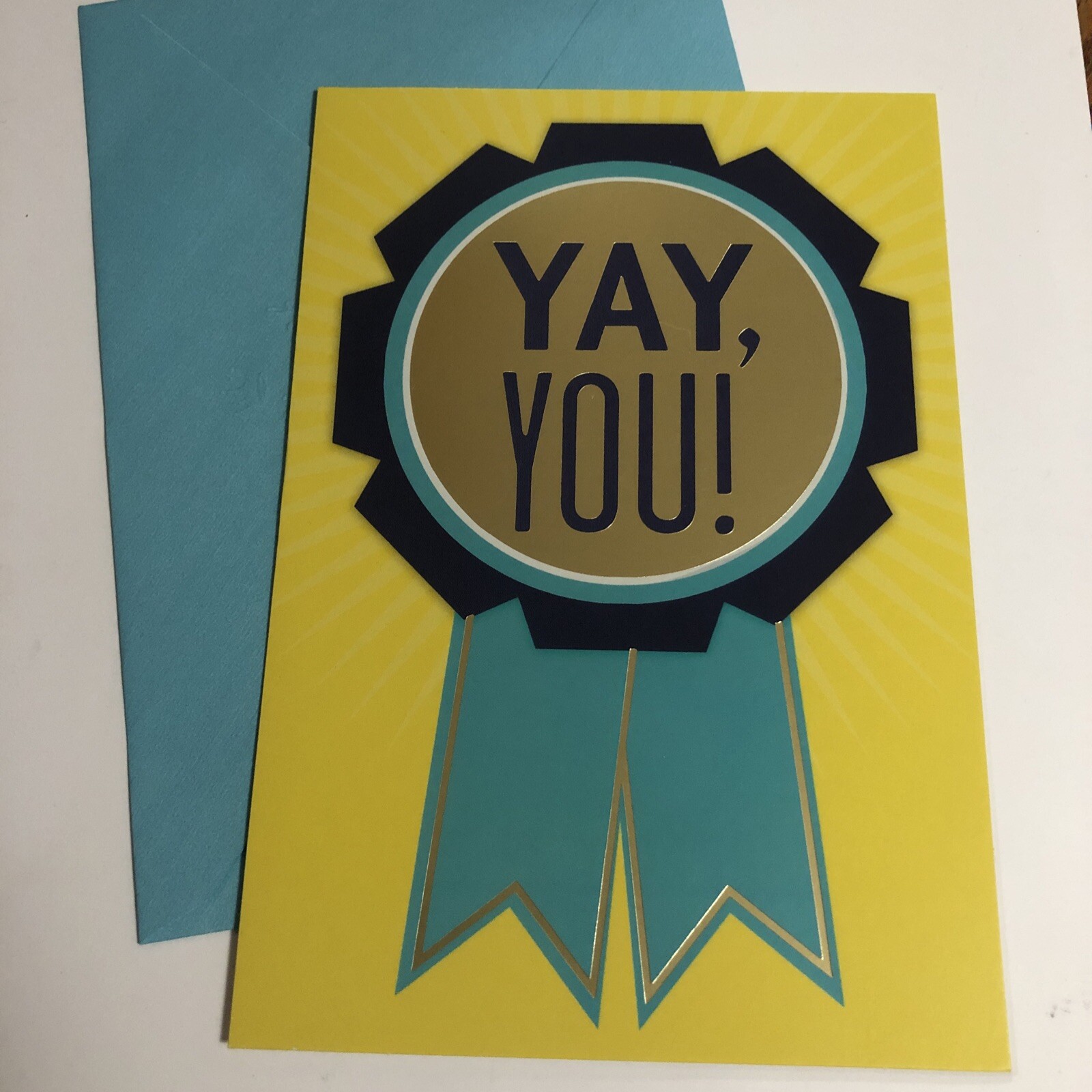 Congratulations Yay You, Thrilled For You 5”x7” Hallmark Greeting Card