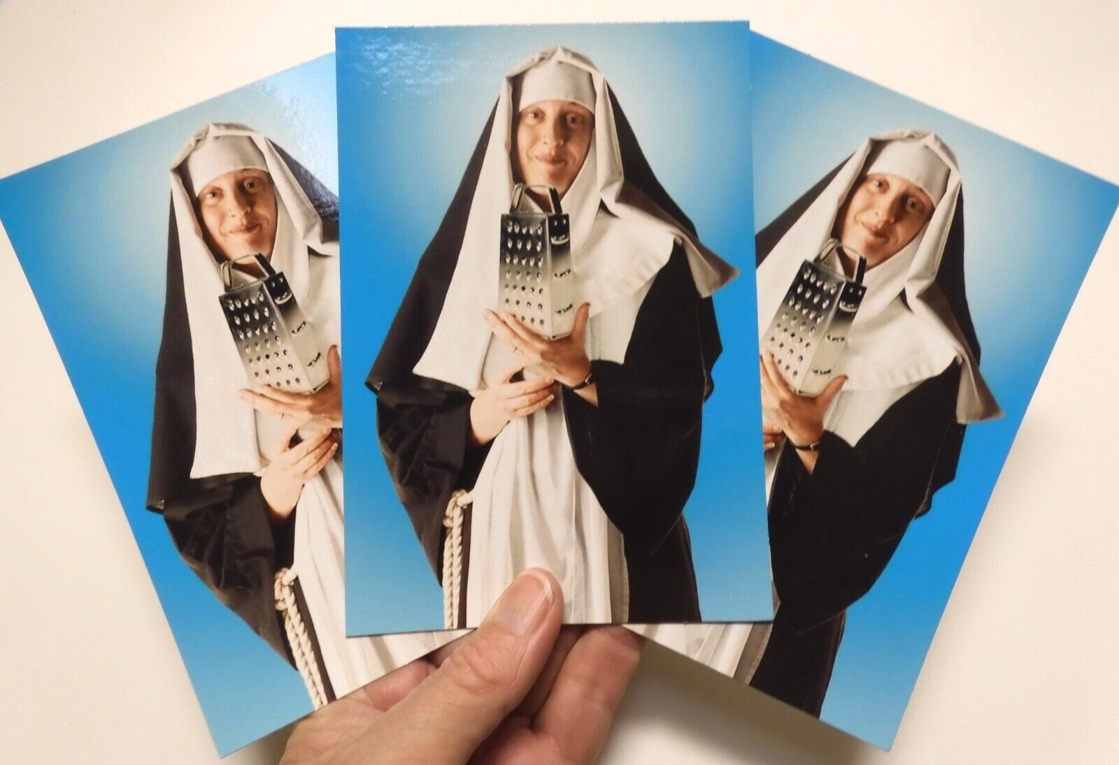 3 Cards from Shoebox Greetings Happy Birthday Nice People Nun Grater FUN